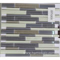 mixed grey glass mosaic tile for home decoration